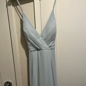 Light blue Bella Bridesmaids Bill Levkoff dress size 6